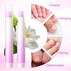 2pcs Upgrade 3-in-1 Nail Care Pen, Cuticle Pusher with Ceramic Tip, Nail Cuticle Remover Pens for Hangnails, Dry & Damaged Nails, Moisturize Strengthen Nails view 4