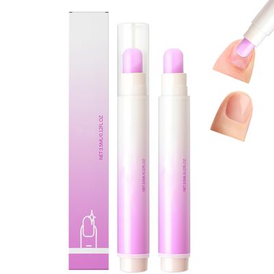 2pcs Upgrade 3-in-1 Nail Care Pen, Cuticle Pusher Remover Pen with Ceramic Tip for Damaged, Dry & Nails Hangnails, Nail Cuticle Remover Pens for Moisturize Strengthen Nails