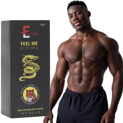 Elevia Feel Me Premium Penile Health Cream for Men Penile Cream Daily Moisturizer for Sensitive Skin - Foreskin Restoration - Hydrating Formula for Dryness & Irritation 50g