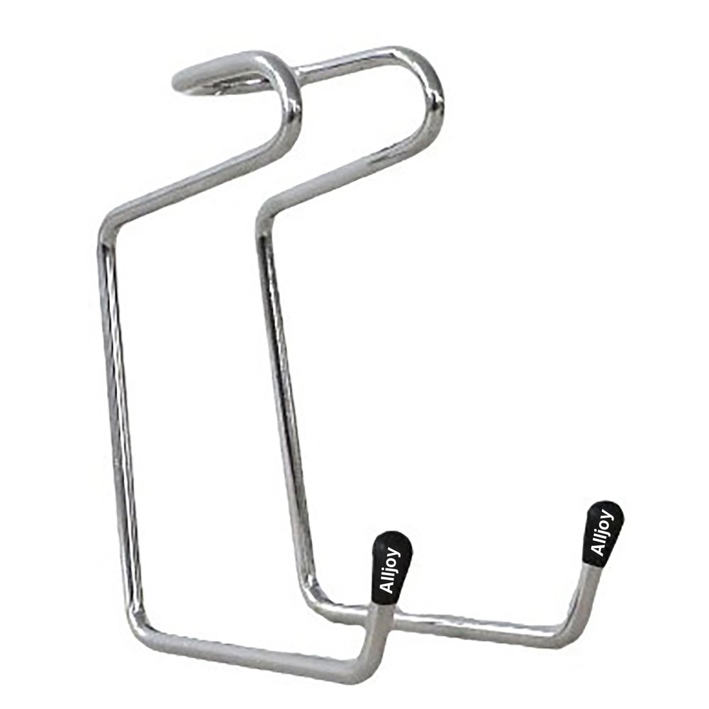 Alljoy Stainless Steel Shaving Brush and Razor Stand, Universal Bathroom Grooming Holder, Metal Safety Razor and Brush Organizer for Shaving Accessories