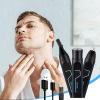 Ear Nose Hair Trimmer - Rechargeable Grooming Tool, High-Precision Rotary Blade, Waterproof Multi-Use Trimmer, Detachable Interchangeable Heads | Detail Facial Hair, Eyebrow Styling, Neckline Shaping view 4