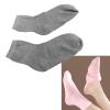 Brrnoo Gel Sports Socks for Women Moisturizing Gel Lined Socks for Dry, Cracked Feet, Foot Care Socks, Soft & Stretchy Mid Calf Socks, 4 Pairs Set (Grey) view 2