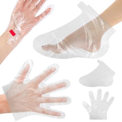 200 Pcs Paraffin Wax Liners for Hands and Feet - Disposable Plastic Bags for Thermal Wax Therapy, SPA, and More