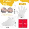 200 Pcs Paraffin Wax Liners for Hands and Feet - Disposable Plastic Bags for Thermal Wax Therapy, SPA, and More view 2