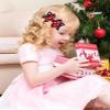 Beleki Chrismas Hair Bows Glitter Polka Dot Hair Clips for Girls, 4-Layered Handmade Bows Metal Alligator Hairpin Sparkly Hair Accessories for Valentine's Day Birthday Christmas Decor view 3