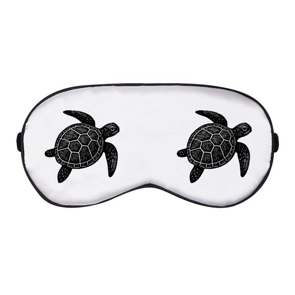 Azeeda 'Sea Turtle Top View' Sleep/Travel Eye Mask (EY00033881)