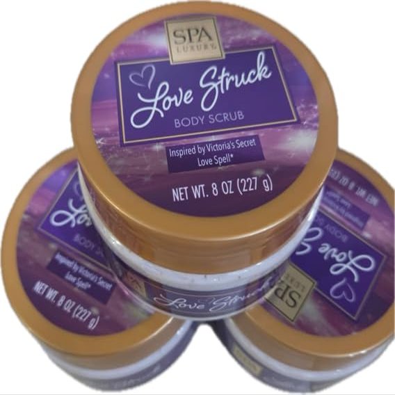 Luxury Body Scrub (Love Struck)- 3pk. 8ozs ea. 24ozs total