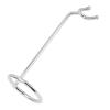 Gucagle Stainless Steel Safety Stand Modern Simple Fast Drying Anti Shaving Holder Base for Men Traditional Double Sided Silver view 3