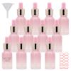 12PCS 0.5oz Dropper Bottle,essential oil bottle,Tincture Bottles with Glass Dropper, for Essential Oils, Aromatherapy, Cosmetic, Laboratory, Pharmacy, Liquids, Travel 15ml (Gradient Pink, 0.5, ounces) view 1