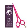 Professional hair and Beard scissor - German Scissors Use for Facial Hair, Trimming, Grooming, Cutting, and Styling of Beard and Mustache 5.5 inch (Pink) view 1