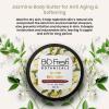 BIOFRESH BOTANICALS Jasmine Body Butter - 200ml Hydrating Winter Cream for Dry & Cracked with Aloe, Murumuru Butter & Jasmine Extract Skin Anti-Aging Moisturizing Body Butter for Dry Skin Repair Cream view 3