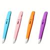 4Pcs Colorful Eyebrow Tweezers Set Stainless Steel Slant Tip for Precision Hair Removal view 1