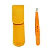 4Pcs Colorful Eyebrow Tweezers Set Stainless Steel Slant Tip for Precision Hair Removal view 3
