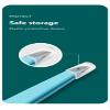 4Pcs Colorful Eyebrow Tweezers Set Stainless Steel Slant Tip for Precision Hair Removal view 4