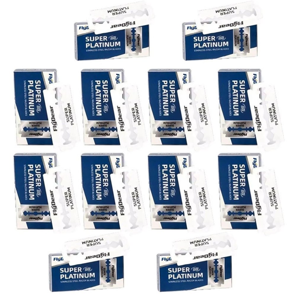 10-120pcs Stainless Steel Double-Sided Razor Blades, Durable Old-Fashioned Manual Blades For Professional Hairdressing And Barber Shop Tools(120pcs)