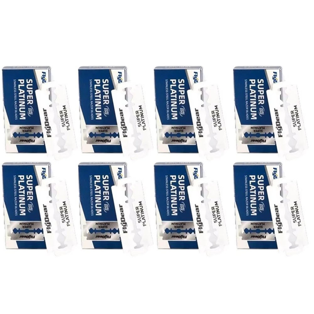 10-120pcs Stainless Steel Double-Sided Razor Blades, Durable Old-Fashioned Manual Blades For Professional Hairdressing And Barber Shop Tools(80pcs)