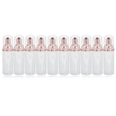 10Pcs Foam Pump Bottle 50ml, Transparent Foam, L Mouth ampoo, Tl Pump Bottle with Hand Detergent