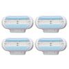 4/20 Pcs 3-Layer Razor Blades For Women, Compatible With Venus Razor, Safe Shaver Head For Face, Arms, Legs Hair Removal - Smooth & Skin-Friendly Design(4pcs) view 1