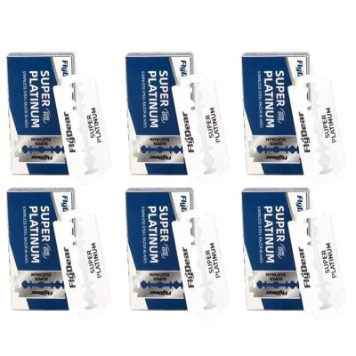 10-120pcs Stainless Steel Double-Sided Razor Blades, Durable Old-Fashioned Manual Blades For Professional Hairdressing And Barber Shop Tools(60pcs)