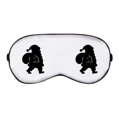 Azeeda 'Santa Silhouette' Sleep/Travel Eye Mask (EY00033891)