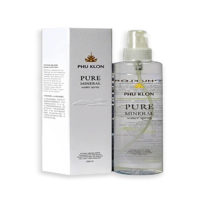 PHU KLON Pure Mineral Water Facial Mist Spray, 250 ml Natural Beauty Spray for Hydration & Refreshing Skin, pH Balanced, Suitable for All Skin Types