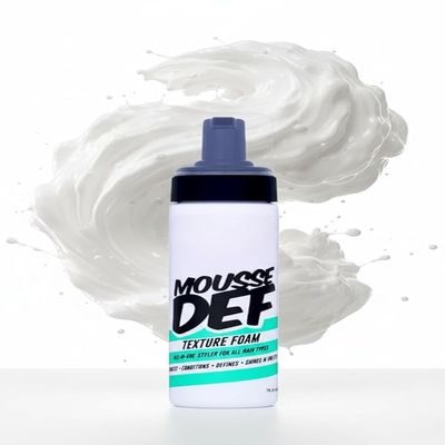 Mousse for Curly Hair, Shine Enhancing, Volumizing and Texturizing Styling Foam, Natural Hair Care, 7 fl oz, Pack of 1