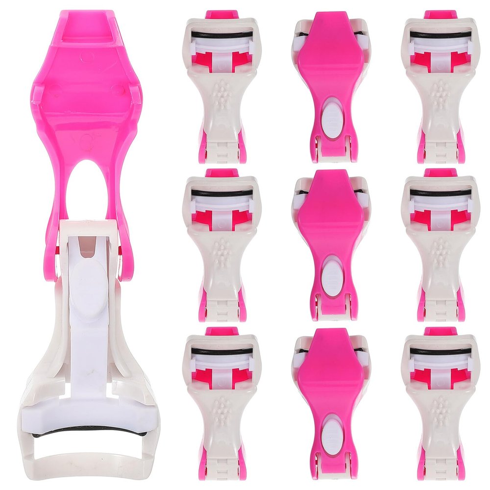 Alipis 10pcs Portable Manual Eyelash Curlers for Women Lightweight Lash Curling Tools with Gentle Grip and Design for Natural Beautiful Curls