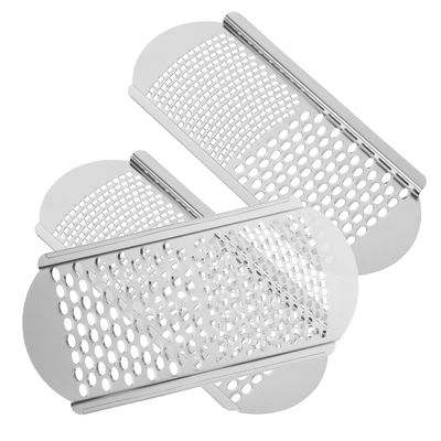 Alipis 3pcs Professional Stainless Steel Foot File Callus Remover for Dry Cracked Feet with Ergonomic Handle Dead Skin Remover and Callus Removal