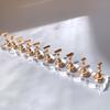 NOLITOY Extended Metal Nail Display Stand for Manicure Nail Art Practice with Curved Base and DIY Beauty Enthusiasts view 4