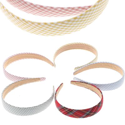 DECHOUS 6pcs Polka Dot Hair Bands for Women Breathable Broadside Hair Hoop Comfortable Cloth Headbands Stylish Daily Wear Accessories Set of 6 (Black with White Dots, Pink with White Dots,