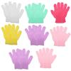 ETHZZLE 16Pcs Double-sided Exfoliating Bath Gloves for Deep Cleaning Body Shower Material Multi-purpose Scrubbing Mitts for Neck Shoulders Feet Removes Dead Skin and Excess Oil view 1
