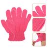 ETHZZLE 16Pcs Double-sided Exfoliating Bath Gloves for Deep Cleaning Body Shower Material Multi-purpose Scrubbing Mitts for Neck Shoulders Feet Removes Dead Skin and Excess Oil view 3