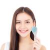 DEARMAMY Long Handle Silicone Facial Cleansing Brush for Women Gentle Exfoliating Face Care Tool with Cozy Soft Bristles Deep Cleaning Portable Blue Paw Design for Sensitive Skin view 3