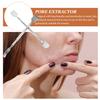 Mobestech 2pcs Stainless Steel Blackhead Scraper Facial Tools Ergonomic Design for Nose Whitehead Removal Reusable Beauty Spatulas Suitable for All Skin Types Men Women view 3