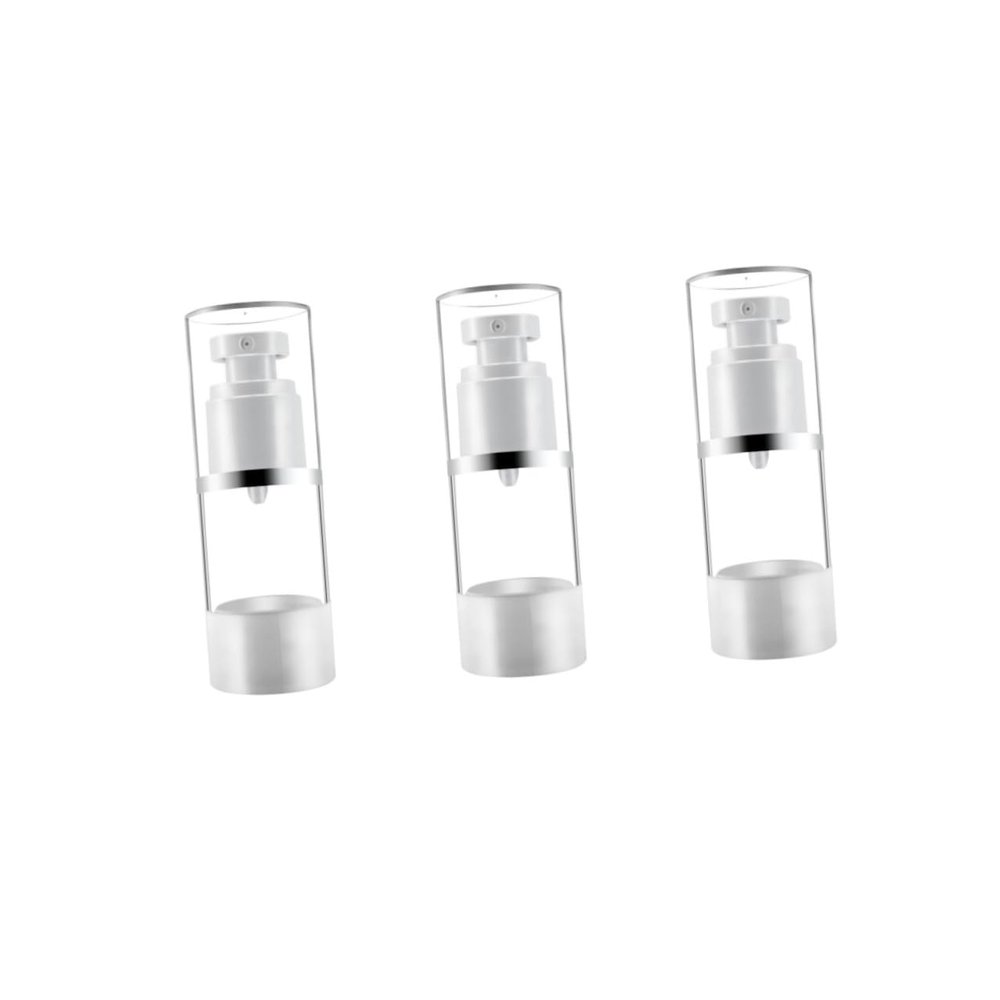 Luxshiny 3pcs 15ml Sunscreen Bottle as PP Press Pump Bottle