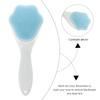 Alipis Silicone Face Scrubber with Long Handle Food-Grade Soft Brush for Facial Cleansing and Blackhead Removal Gentle Massager for Women Skin Care Portable Blue Paw Design view 3