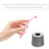 Alipis 2pcs Aluminum Safety Razor Stands Compact Men Shaving Razor Holder Base Organizer for Bathroom Countertops Manual Storage view 4