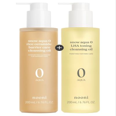 NOONI Fresh Clensing Duo - Rice Cleansing Oil + LHA Cleansing Oil