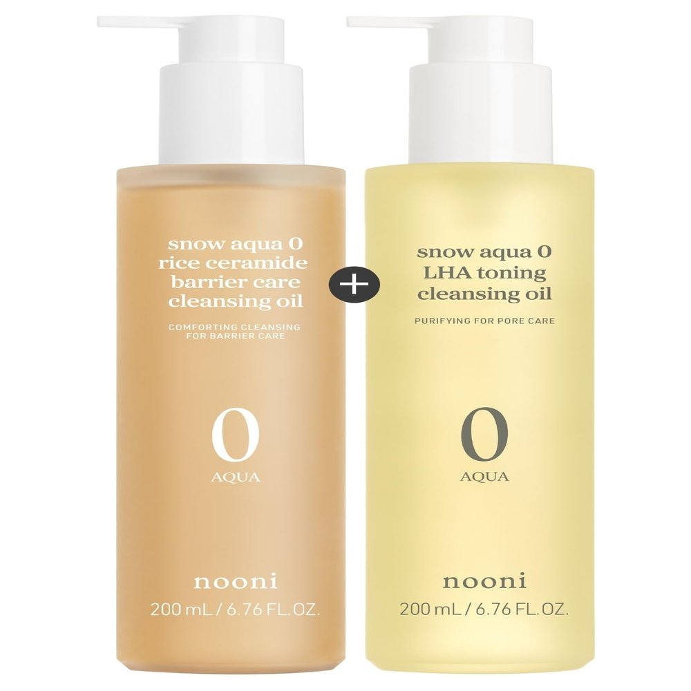 NOONI Fresh Clensing Duo - Rice Cleansing Oil + LHA Cleansing Oil