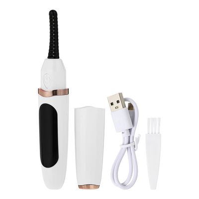 Alipis Portable Electric Eyelash Curler with Heating and Non-Slip Handle USB Rechargeable Eyelash Curling Tool with Intelligent Temperature Control for Natural Lash Curling
