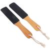 Alipis 2pcs Professional Foot Rasp with Ergonomic Wooden Handles Double-Sided Callus Remover and Dead Skin Exfoliating File Handheld Foot Trimmer Tool for Gentle Skin Care and Pedicure view 1