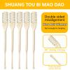 5 Pcs Nasal Hair Cutter, 360 Nostril Hair Remover Tool 2-in-1 Nasal Hair Cutter 2025 Upgraded Double Sided Nose Hair Knife Trimmer Soft Cleaning Brush Manual Hair Remover for Home Travel Essentials view 3