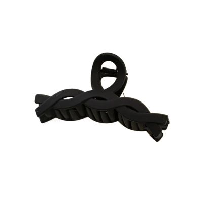 Style Black Large Hair Claws Elegant Acrylic Hairpins Barrette Crab Hair Clips Headwear for Women Girl Hair Accessories(2)