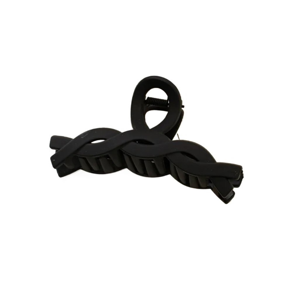 Style Black Large Hair Claws Elegant Acrylic Hairpins Barrette Crab Hair Clips Headwear for Women Girl Hair Accessories(2)