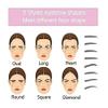 8 Pcs Eyebrow Shaping Kit, Eyebrow Stencils Kit - 8 Reusable Shapes for Perfect Brows, Easy to Use for Beginners & Daily Makeup, Suitable for Home view 3