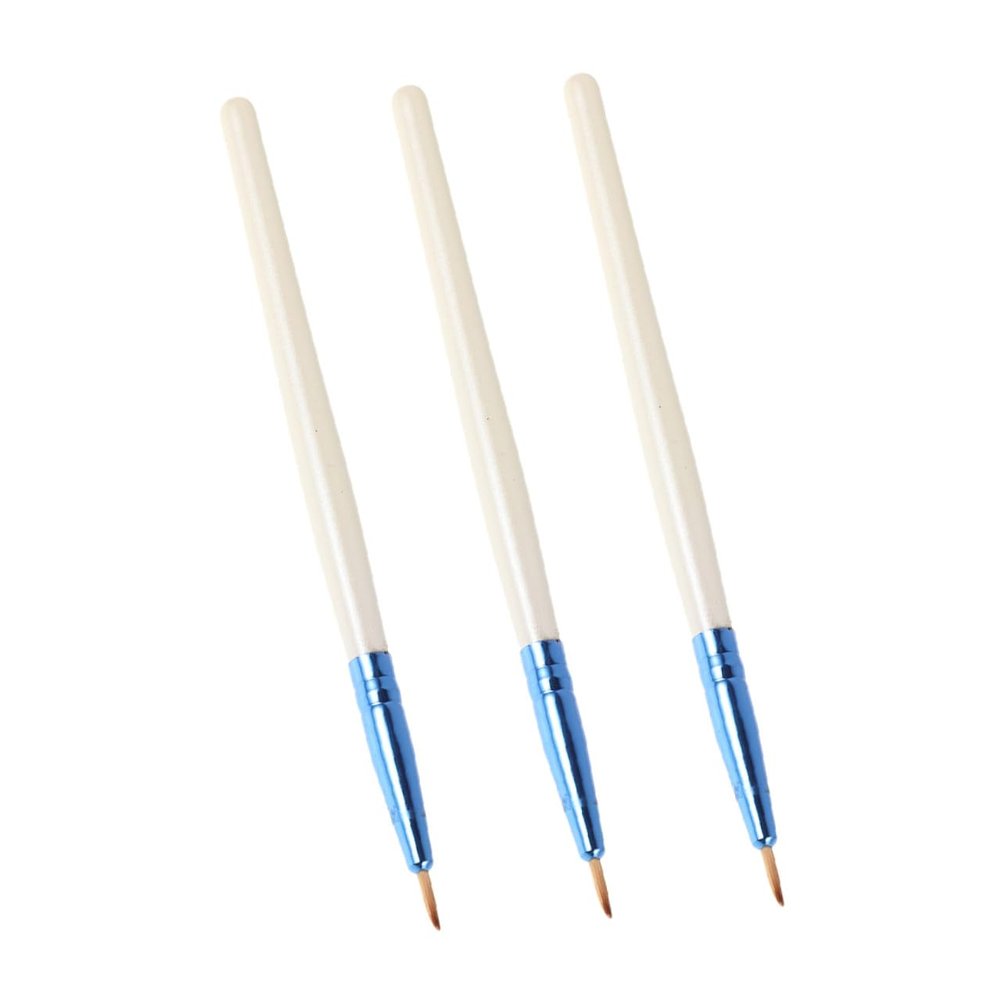 Alipis 3pcs Ultrafine Eye Makeup Brushes Precision Eyeliner Concealer Eyeshadow Applicator Soft Bristles Detailed Under-Eye Design Portable Cosmetic Tool for Women