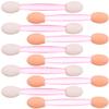 Alipis 100PCS Dual-ended Disposable Eyeshadow Sticks Soft Latex Sponge Makeup Applicators for Women Eye Shadow Eyeliner Eyebrow Beauty Tools view 1