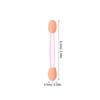 Alipis 100PCS Dual-ended Disposable Eyeshadow Sticks Soft Latex Sponge Makeup Applicators for Women Eye Shadow Eyeliner Eyebrow Beauty Tools view 2