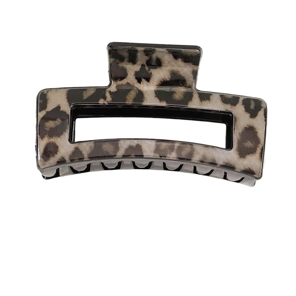 1Pcs Tortoise Hair Claw Clips Leopard Print Stylish Hair Accessories for Women Strong Hold Clips for Thick Thin hair(2)