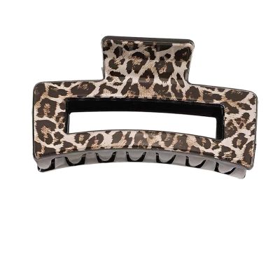 1Pcs Tortoise Hair Claw Clips Leopard Print Stylish Hair Accessories for Women Strong Hold Clips for Thick Thin hair(3)